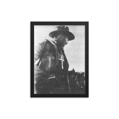 Enrique Gorostieta framed print on a plain backdrop in size 12"x16".