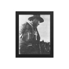 Enrique Gorostieta framed print on a plain backdrop in size 8"x10".