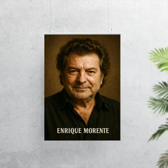 Enrique Morente portrait poster 7