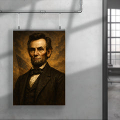 Epic Abraham Lincoln portrait poster 4
