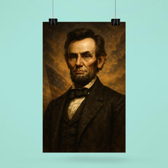 Epic Abraham Lincoln portrait poster 6
