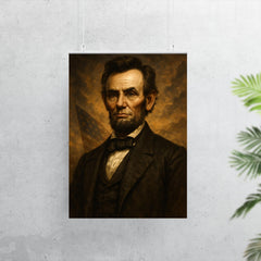Epic Abraham Lincoln portrait poster 7