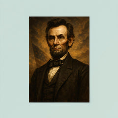 Epic Abraham Lincoln portrait poster 8