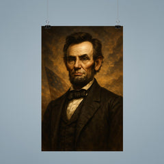 Epic Abraham Lincoln portrait poster 9