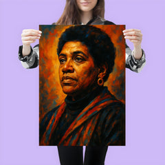 Epic Audre Lorde portrait poster 3