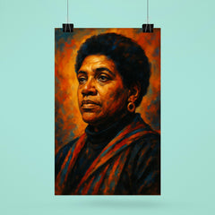 Epic Audre Lorde portrait poster 6
