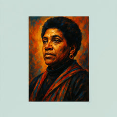 Epic Audre Lorde portrait poster 8