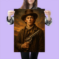 Epic Billy the Kid portrait poster 3
