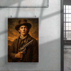 Epic Billy the Kid portrait poster 4