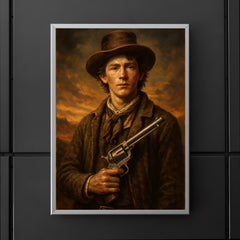 Epic Billy the Kid portrait poster 5