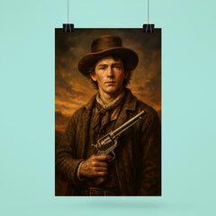 Epic Billy the Kid portrait poster 6