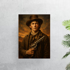 Epic Billy the Kid portrait poster 7