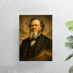 Epic Brigham Young portrait poster 7