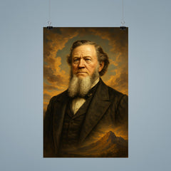 Epic Brigham Young portrait poster 9
