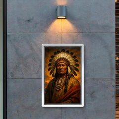 Epic Chief Standing Bear portrait poster 2