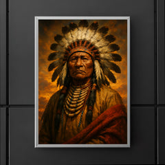 Epic Chief Standing Bear portrait poster 5