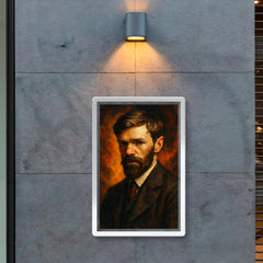 Epic D H Lawrence portrait poster 2