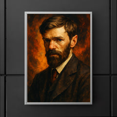 Epic D H Lawrence portrait poster 5