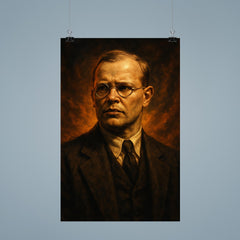 Epic Dietrich Bonhoeffer portrait poster 9
