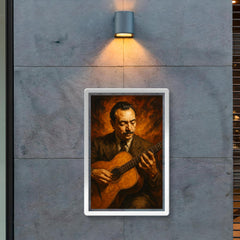 Epic Django Reinhardt portrait poster 2