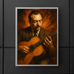 Epic Django Reinhardt portrait poster 5