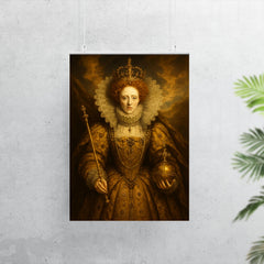 Epic Elizabeth I portrait poster 7