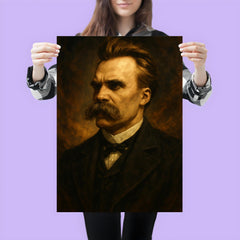 Epic Friedrich Nietzsche portrait poster 3