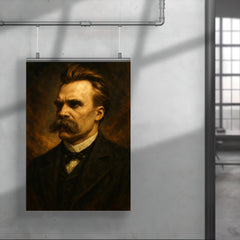 Epic Friedrich Nietzsche portrait poster 4