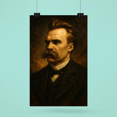 Epic Friedrich Nietzsche portrait poster 6