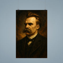 Epic Friedrich Nietzsche portrait poster 9