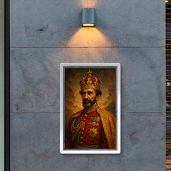 Epic Haile Selassie portrait poster 2