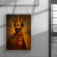 Epic Haile Selassie portrait poster 4