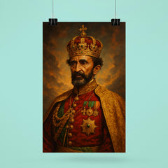 Epic Haile Selassie portrait poster 6