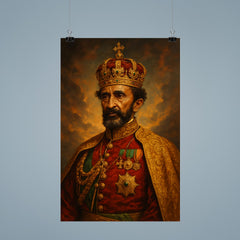 Epic Haile Selassie portrait poster 9