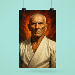 Epic Helio Gracie portrait poster 6