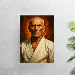 Epic Helio Gracie portrait poster 7