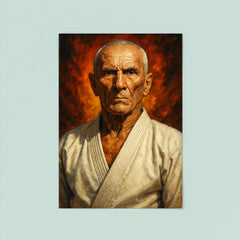 Epic Helio Gracie portrait poster 8