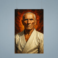 Epic Helio Gracie portrait poster 9