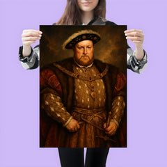 Epic Henry VIII of England portrait poster 3