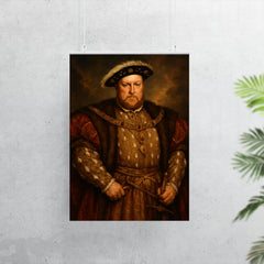 Epic Henry VIII of England portrait poster 7
