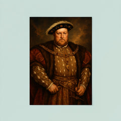 Epic Henry VIII of England portrait poster 8