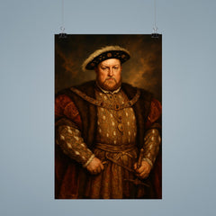 Epic Henry VIII of England portrait poster 9