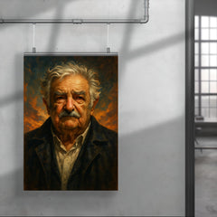 Epic Jose Mujica portrait poster 4
