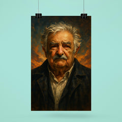 Epic Jose Mujica portrait poster 6