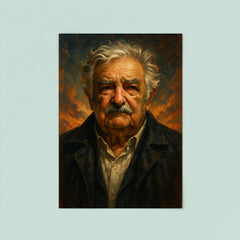 Epic Jose Mujica portrait poster 8