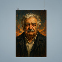 Epic Jose Mujica portrait poster 9