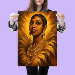 Epic Josephine Baker portrait poster 3