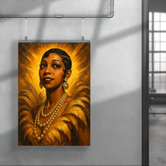 Epic Josephine Baker portrait poster 4