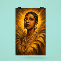Epic Josephine Baker portrait poster 6