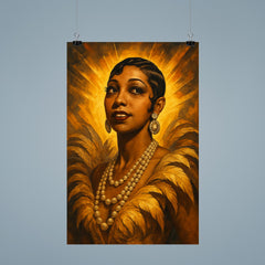 Epic Josephine Baker portrait poster 9